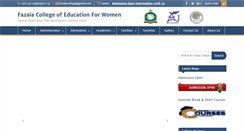 Desktop Screenshot of fcoe.edu.pk